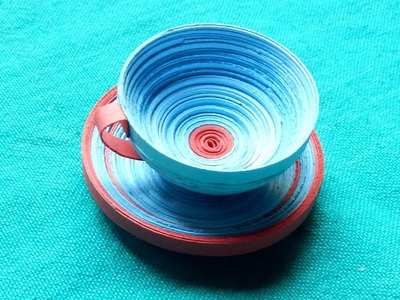 Quilling Tea Cup and Saucer !!!