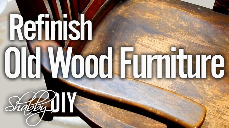 Refinish Old Wood Furniture With Polyurethane