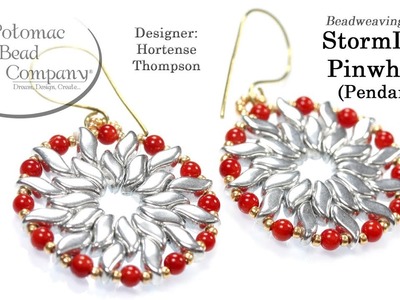 StormDuo Pinwheel Pendant or Earrings