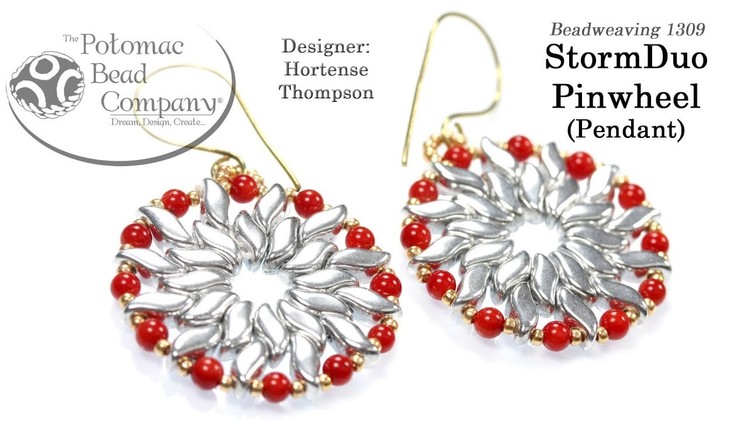 StormDuo Pinwheel Pendant or Earrings