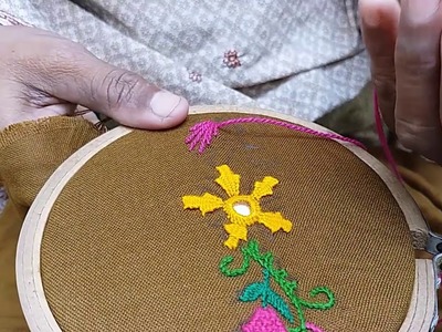 HAND EMBROIDERY : BEY-NAZEER STITCH AND DESIGN. PART-1