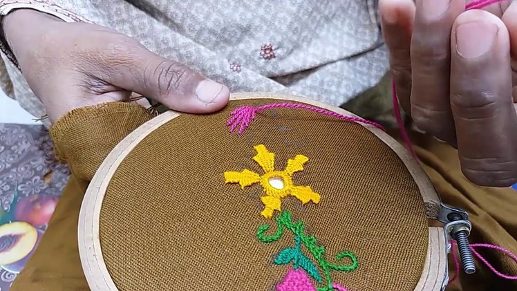 HAND EMBROIDERY : BEY-NAZEER STITCH AND DESIGN. PART-1