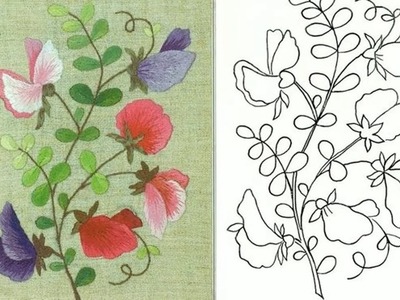 Hand Embroidery  flower designs