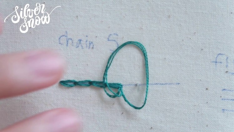 [프랑스 자수] 체인 스티치 chain stitch, hand embroidery stitch tutorial