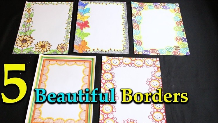 5 beautiful borders | Awesome designs | My Creative Hub