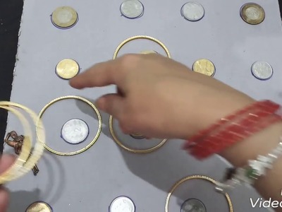 April fool masti with bangles and coins, game for ladies kitty party.