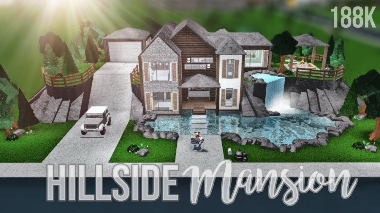 Bloxburg: Hillside Mansion 188K