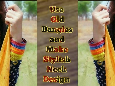 Creative neck design. very trending . easy and stylish