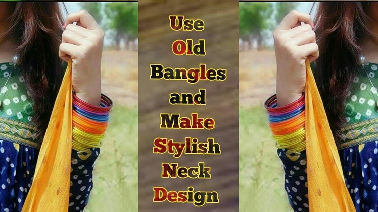 Creative neck design. very trending . easy and stylish