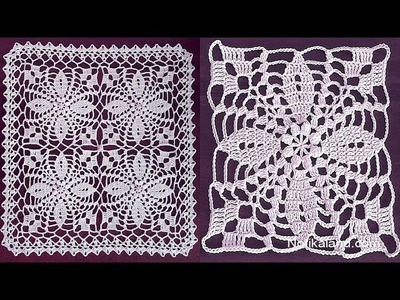 Crochet flower motif tutorial Part 2 How to join motifs