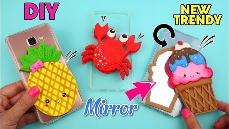 DIY New trend in phone cases WITH MIRROR !! DIY PHONE CASES IDEAS and HACKS