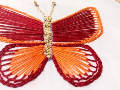 Fancy Butterfly (Hand Embroidery Work)