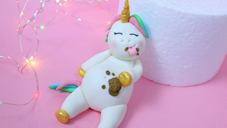 Fat Unicorn Cake! How to make fat unicorn cake topper