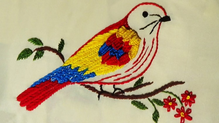 Hand Embroidery: Bird Embroidery