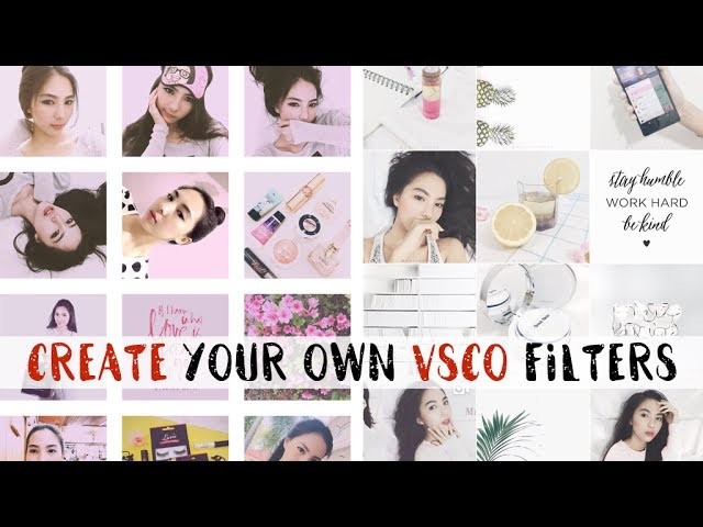 How to Create Your Own VSCO Filters | White + Pink Feed Tutorial