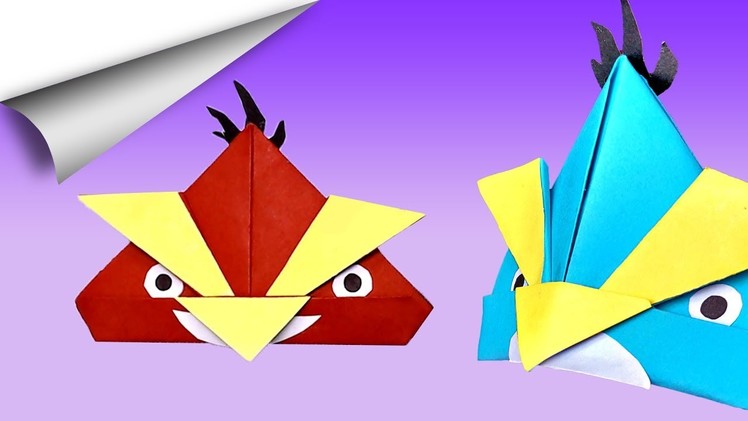 How to make Angry bird Paper craft | DIY crafts | minute crafts for kids | easy origami