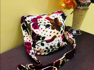 How to make cloth handbag at home (HINDI)