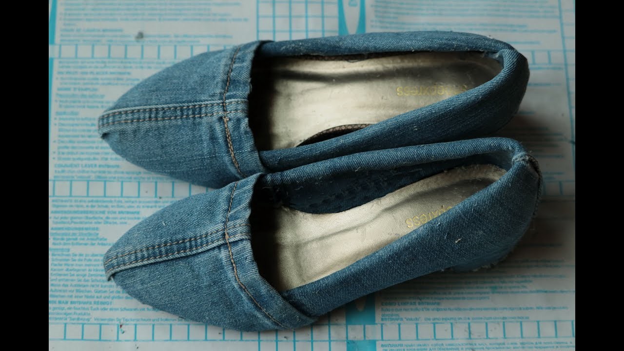 How to make denim shoes at home