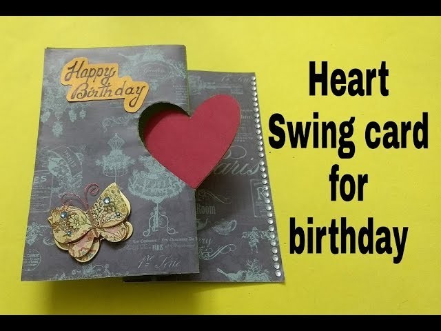 How to make Handmade Birthday card || complete tutorial