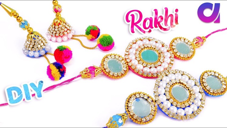 How to make rakhi at home.Rakhi making for Bhaiya- Bhabhi | Raksha Bandhan 2018 | Artkala