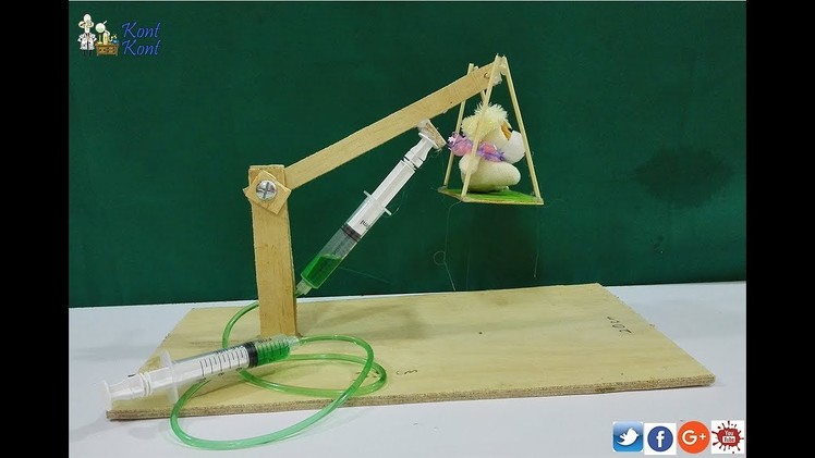 HYDRAULIC CRANE SCHOOL SCIENCE PROJECT