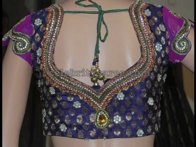 Latest Wedding Saree Blouse Designs