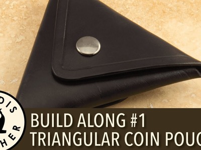 Leather Build along #1: Triangular Coin Pouch