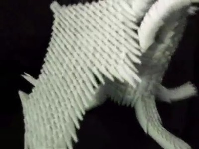 Origami: 3d White Dragon Prototype