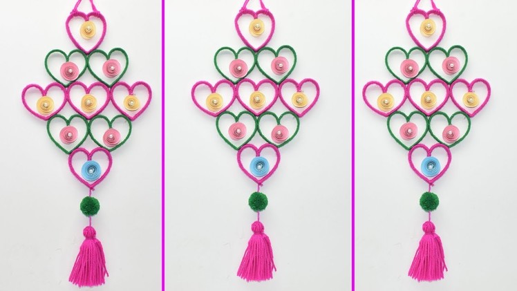 Plastic Bottle Wall Hanging | How to make Unique & Beautiful Wall hanging with Plastic bottle & Wool