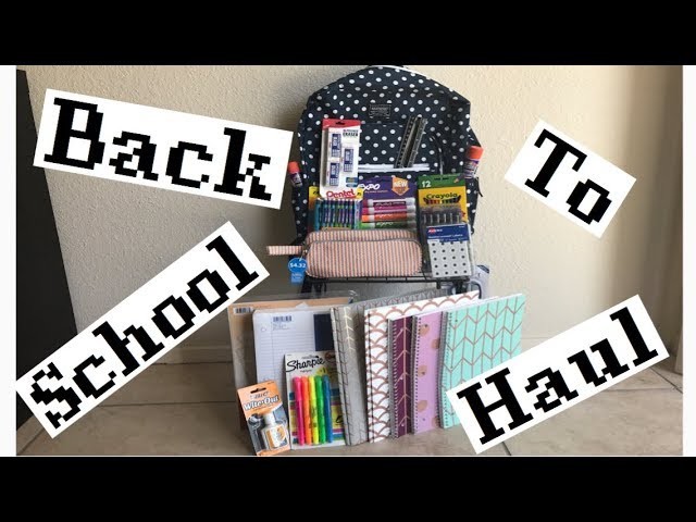 School Supplies Haul 2017 | 8th grade | Meritxell