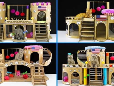TOP 4 Best Cats Houses Ever Made from Cardboard