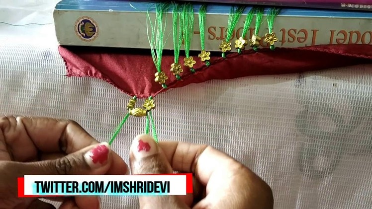 Baby Kuchu making with Flower Beads I Baby Tassels Design I Ladies Club