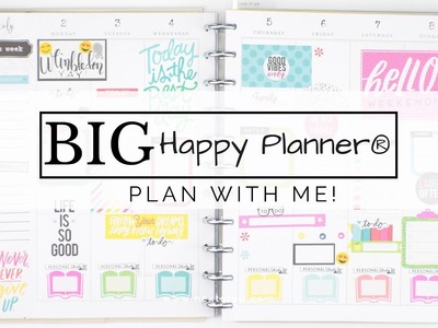 Big Happy Planner PLAN WITH ME! July 2nd - 8th | At Home With Quita
