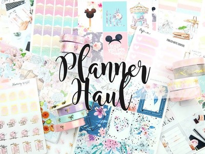 Big Planner Haul! Lots of Washi & Stickers
