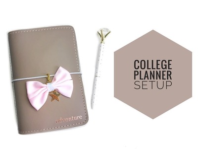College Planner Setup (ft. foxyfix traveler's notebooks)