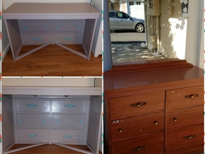 Convert Dresser into Vanity or Desk