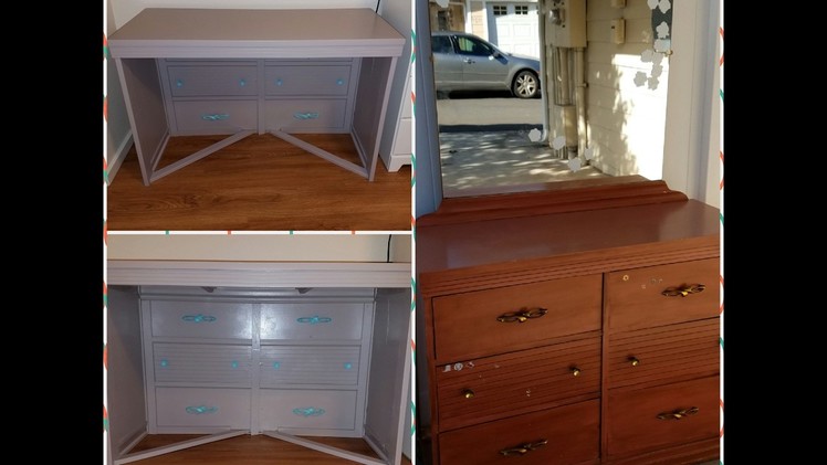 Convert Dresser into Vanity or Desk
