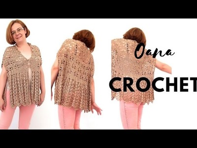 Crochet fancy&easy  gilet by Oana