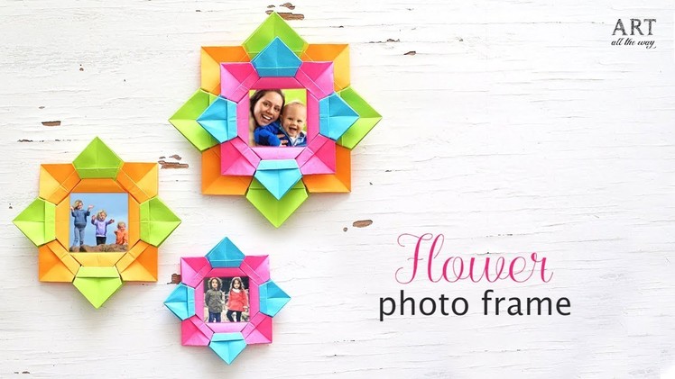 DIY Flower Photo Frame | Photo Frame Gift Ideas | DIY Photo Frame