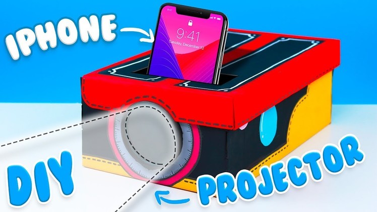 Easy DIYs To Do When You're Bored: DIY Smartphone Projector (Tutorial)