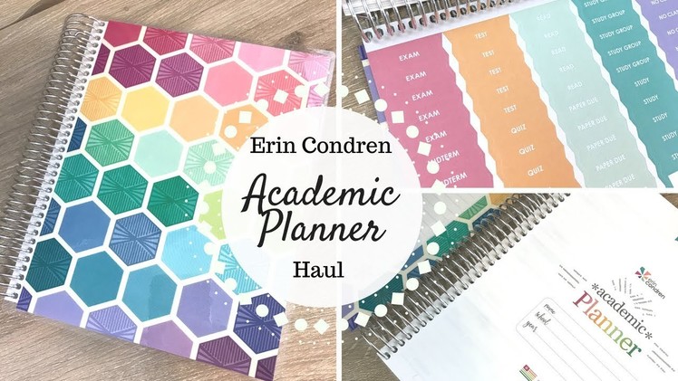 Erin Condren Academic Planner & Accessories Haul