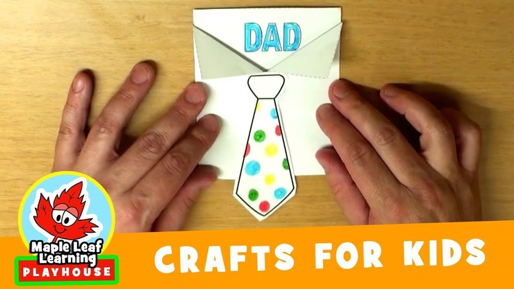 Father's Day Craft for Kids | Maple Leaf Learning Playhouse