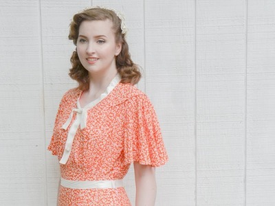 Following a 1930's Dress Pattern : Sewing through the Decades