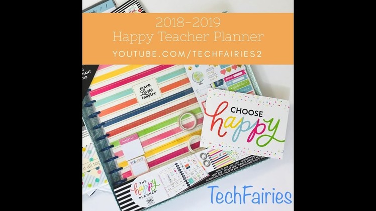 Happy Planner Teacher Planner 2018-2019