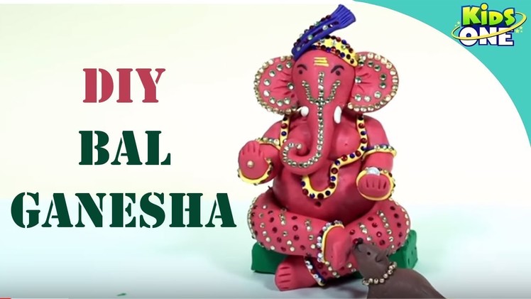 How to Make Eco Friendly Ganesha at Home with Clay | DIY Ganpati Idol | KidsOne Hindi