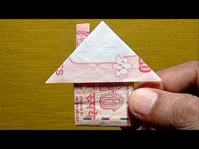 HOW TO MAKE " MONEY HOUSE " WITH 20 Rupees NOTE ORIGAMI | #SuryaOrigami