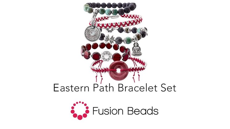 Learn how to create the Eastern Path Bracelet Set by Fusion Beads
