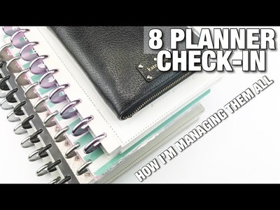 MY 8 Planner Check -In! Real Talk + How I'm Managing Them All.  | At Home With Quita