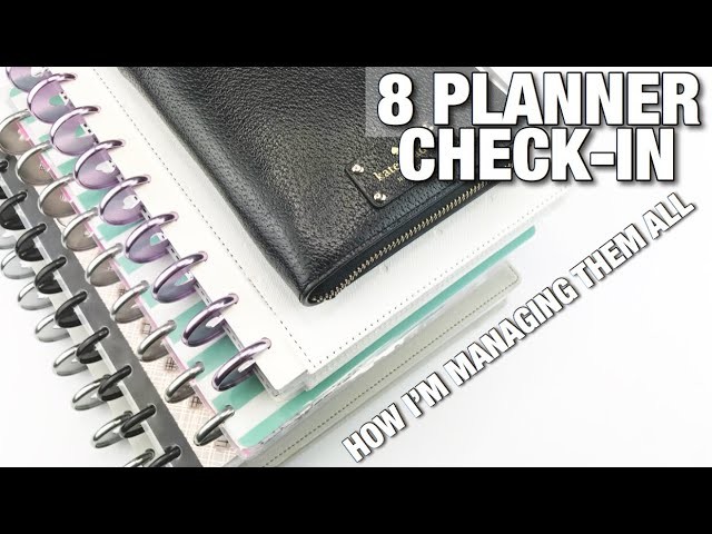 MY 8 Planner Check -In! Real Talk + How I'm Managing Them All.  | At Home With Quita