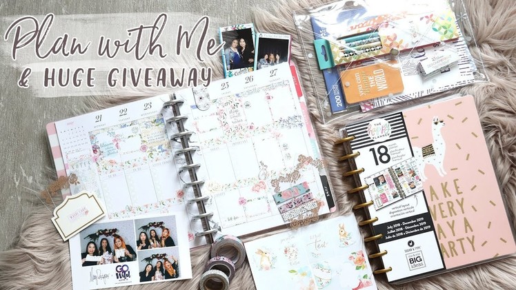 NEW HAPPY PLANNER Plan With Me + HUGE GIVEAWAY!